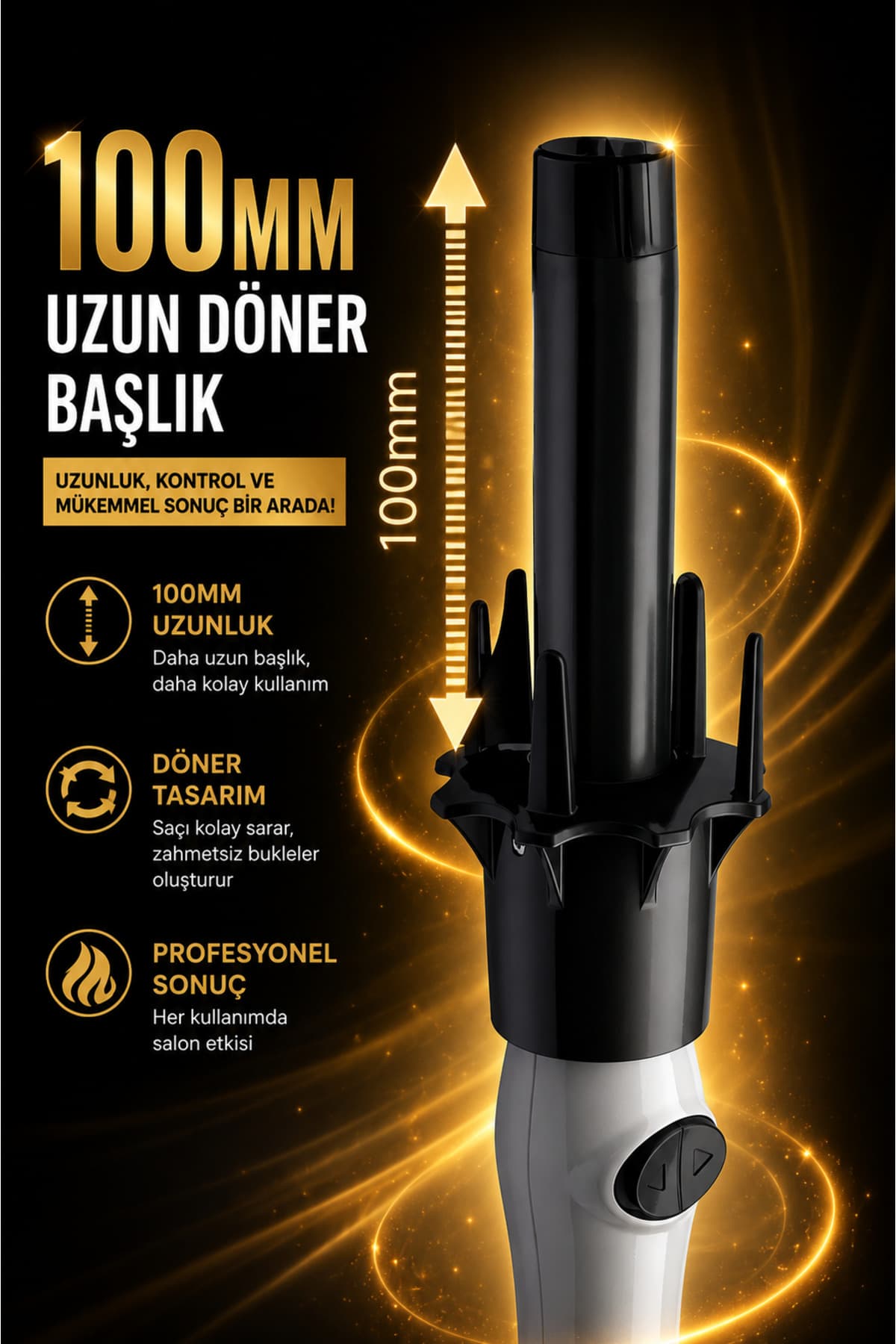 دستگاه فرکننده خودکار مو Hairens موج آبشاری درشت 25mm سفید مدل Hrs-320 دستگاه فرکننده خودکار مو Hairens موج آبشاری درشت 25mm سفید مدل Hrs-320