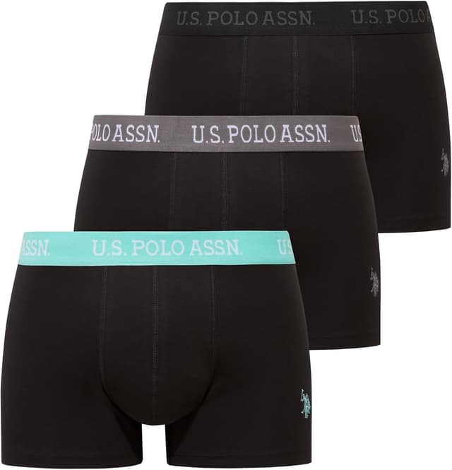 باکسر مردانه U.S. POLO ASSN. مشکی 3 تایی باکسر مردانه U.S. POLO ASSN. مشکی 3 تایی