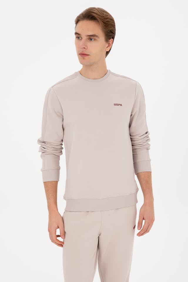 سوئیشرت مردانه U.S. Polo Assn. فیت معمولی یقه گرد سنگی مدل 50315598-VR049 سوئیشرت مردانه U.S. Polo Assn. فیت معمولی یقه گرد سنگی مدل 50315598-VR049