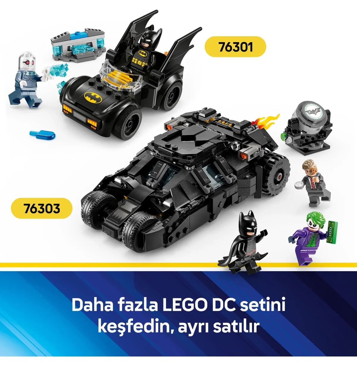 لگو DC Batman مدل 76303 Batman Tumbler مقابل Two-Face و Joker لگو DC Batman مدل 76303 Batman Tumbler مقابل Two-Face و Joker