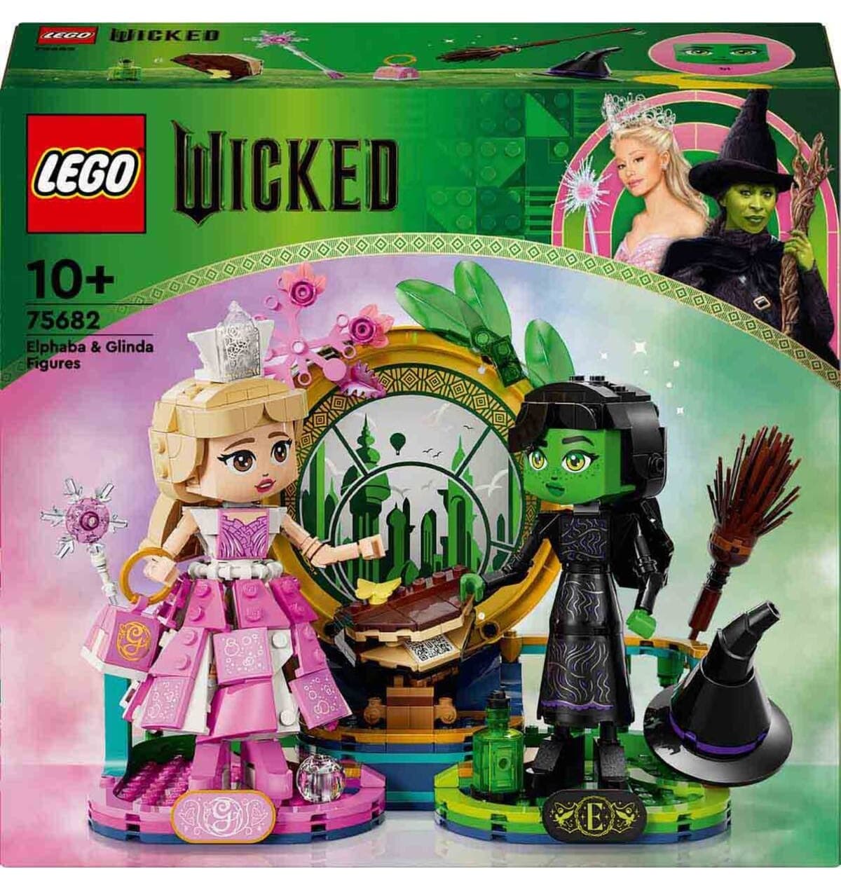 لگو Wicked با فیگورهای Elphaba و Glinda مدل 75682 با 558 قطعه لگو Wicked با فیگورهای Elphaba و Glinda مدل 75682 با 558 قطعه