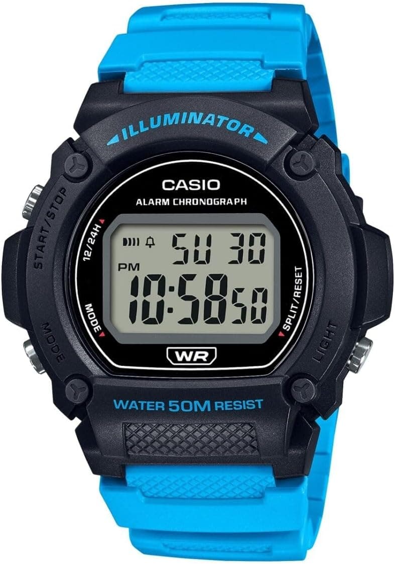 ساعت مچی دیجیتال مردانه Casio ضد آب 50M WR مدل W219H ساعت مچی دیجیتال مردانه Casio ضد آب 50M WR مدل W219H