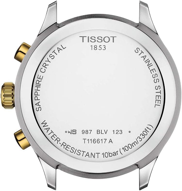 ساعت مچی مردانه Tissot Chrono XL کژوال فولادی ضدزنگ خاکستری و طلایی مدل T1166172209100 ساعت مچی مردانه Tissot Chrono XL کژوال فولادی ضدزنگ خاکستری و طلایی مدل T1166172209100