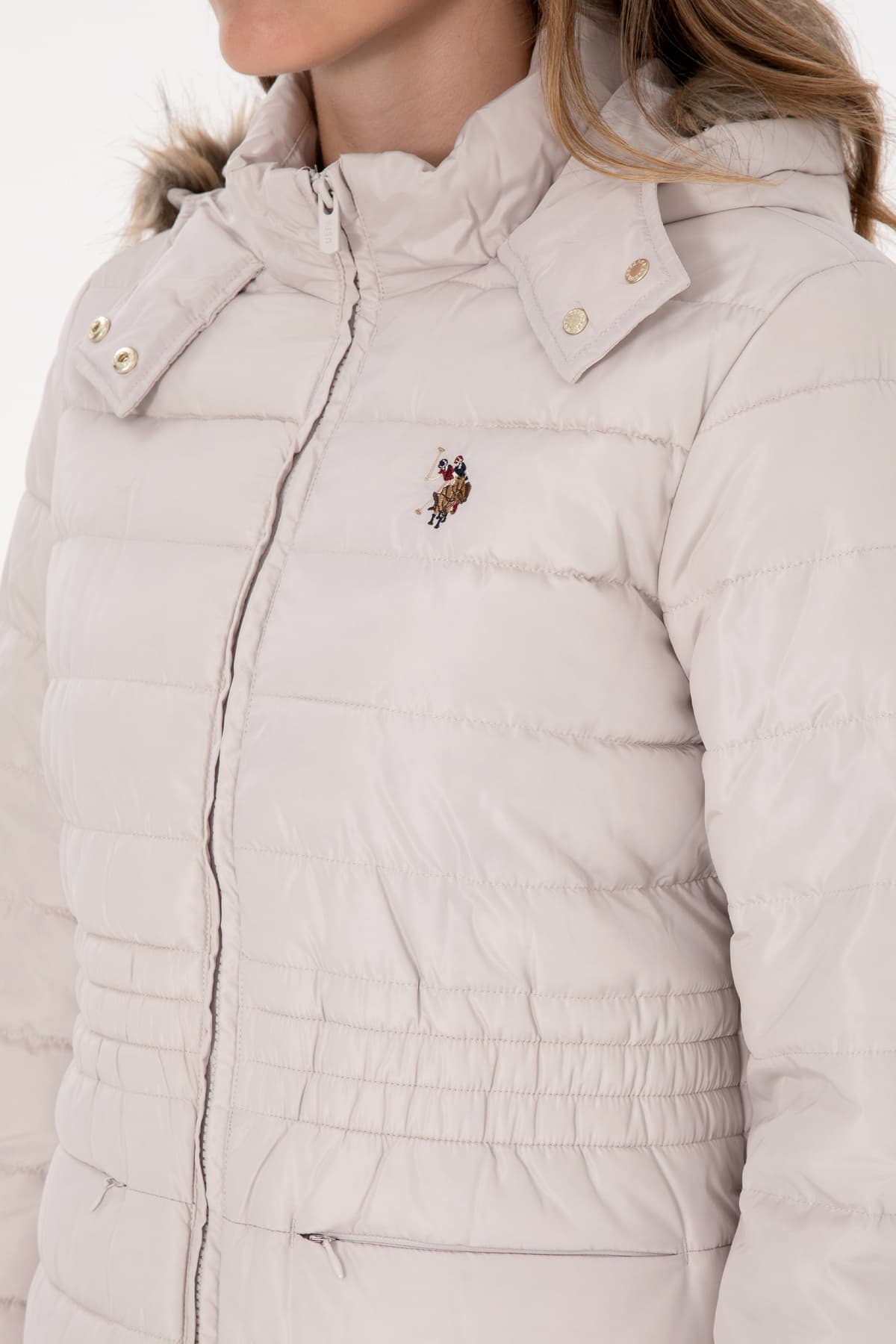 مونت زنانه U.S. Polo Assn. رنگ سنگی مدل 50308011-VR049 مونت زنانه U.S. Polo Assn. رنگ سنگی مدل 50308011-VR049