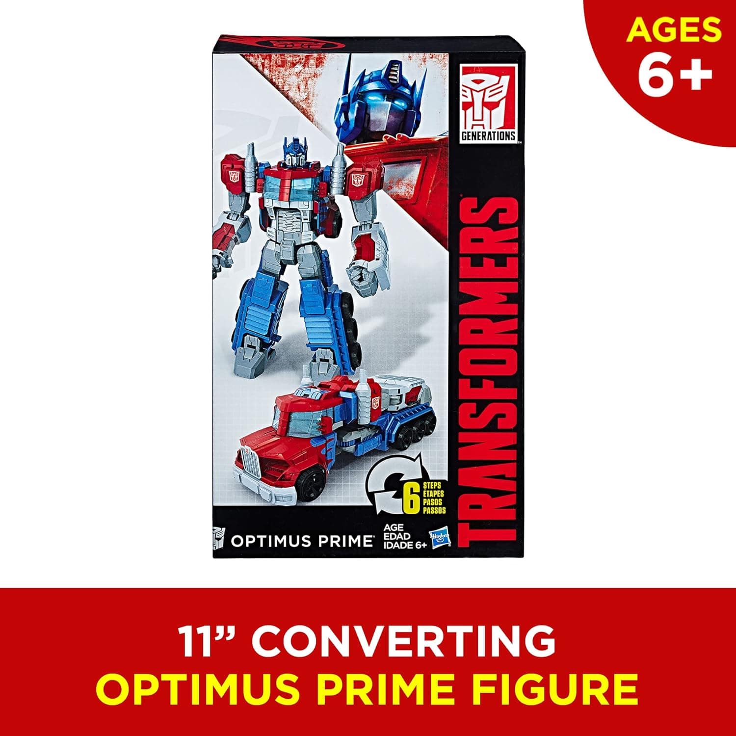 فیگور اکشن اسباببازی Transformers Heroic Optimus Prime برای کودکان بالای 6 سال، تبدیلشونده به کامیون 11-inch فیگور اکشن اسباببازی Transformers Heroic Optimus Prime برای کودکان بالای 6 سال، تبدیلشونده به کامیون 11-inch