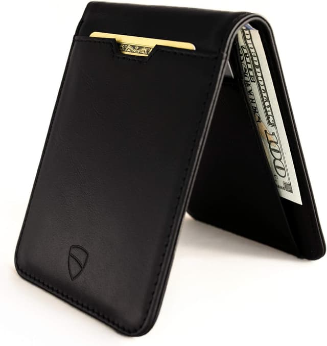 کیف پول چرمی دو لَت مردانه Vaultskin باریک RFID مدل MANHATTAN کیف پول چرمی دو لَت مردانه Vaultskin باریک RFID مدل MANHATTAN