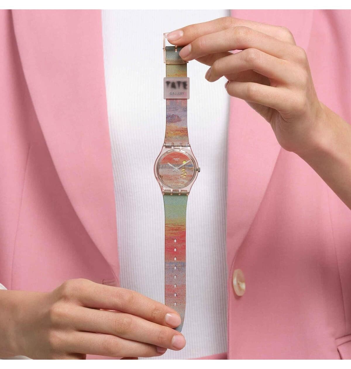 ساعت مچی زنانه Swatch TURNER'S SCARLET SUNSET مدل SO28Z700 ساعت مچی زنانه Swatch TURNER'S SCARLET SUNSET مدل SO28Z700
