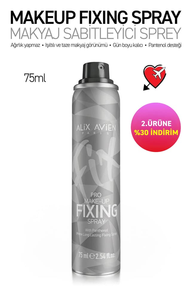 اسپری تثبیتکننده آرایش Alix Avien 75 ML اسپری تثبیتکننده آرایش Alix Avien 75 ML