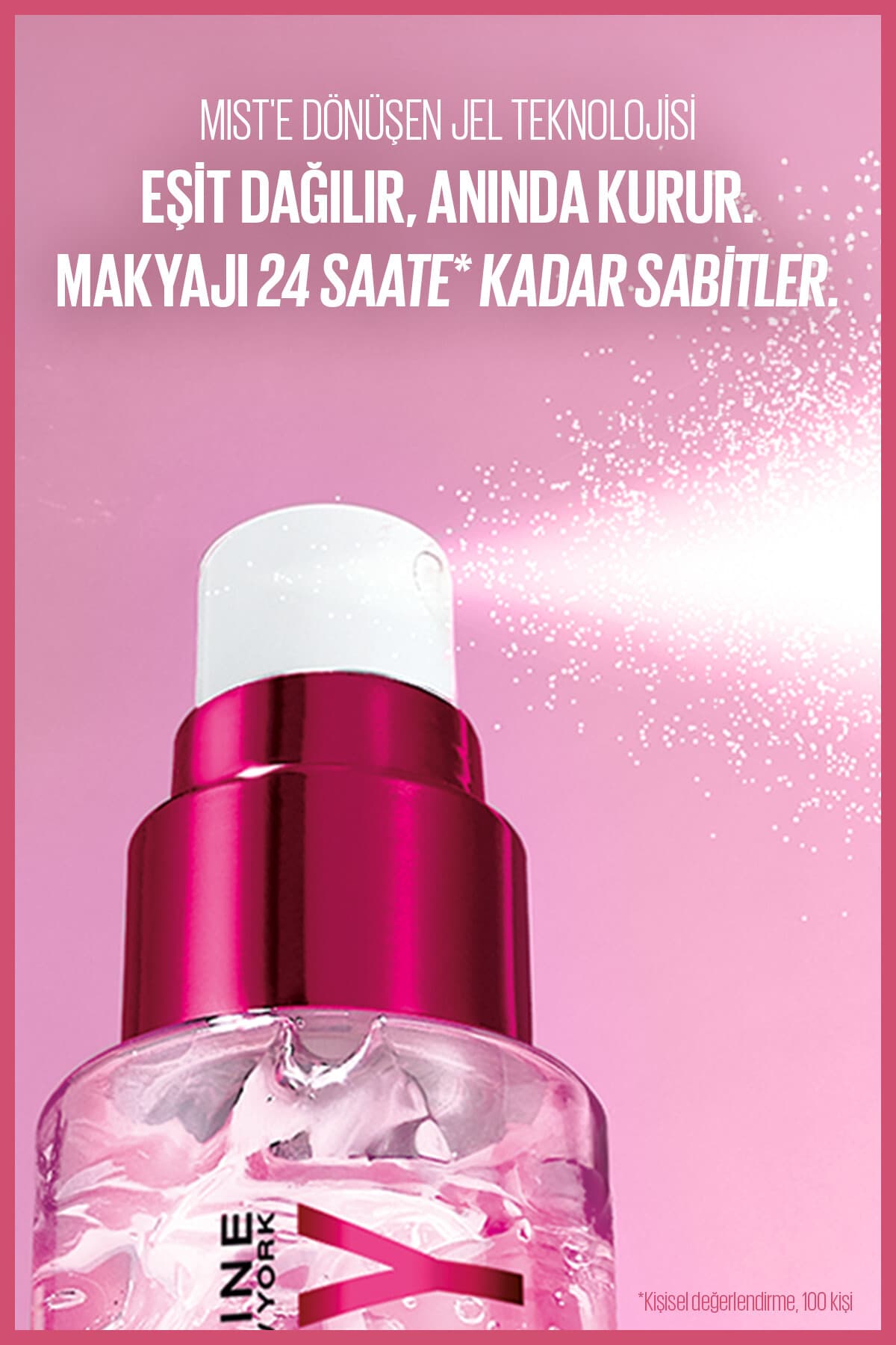 اسپری فیکسکننده آرایش Maybelline New York مدل Grippy با ماندگاری 24 ساعته، فرم میست اسپری فیکسکننده آرایش Maybelline New York مدل Grippy با ماندگاری 24 ساعته، فرم میست