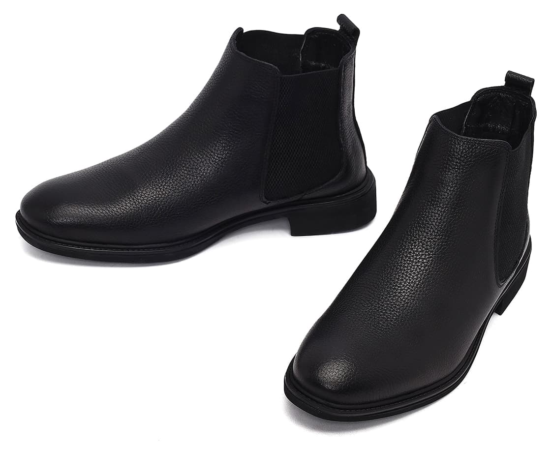 بوت چرمی مردانه Derimod مدل مردانه سیاه Chelsea Casual WM610001DF بوت چرمی مردانه Derimod مدل مردانه سیاه Chelsea Casual WM610001DF