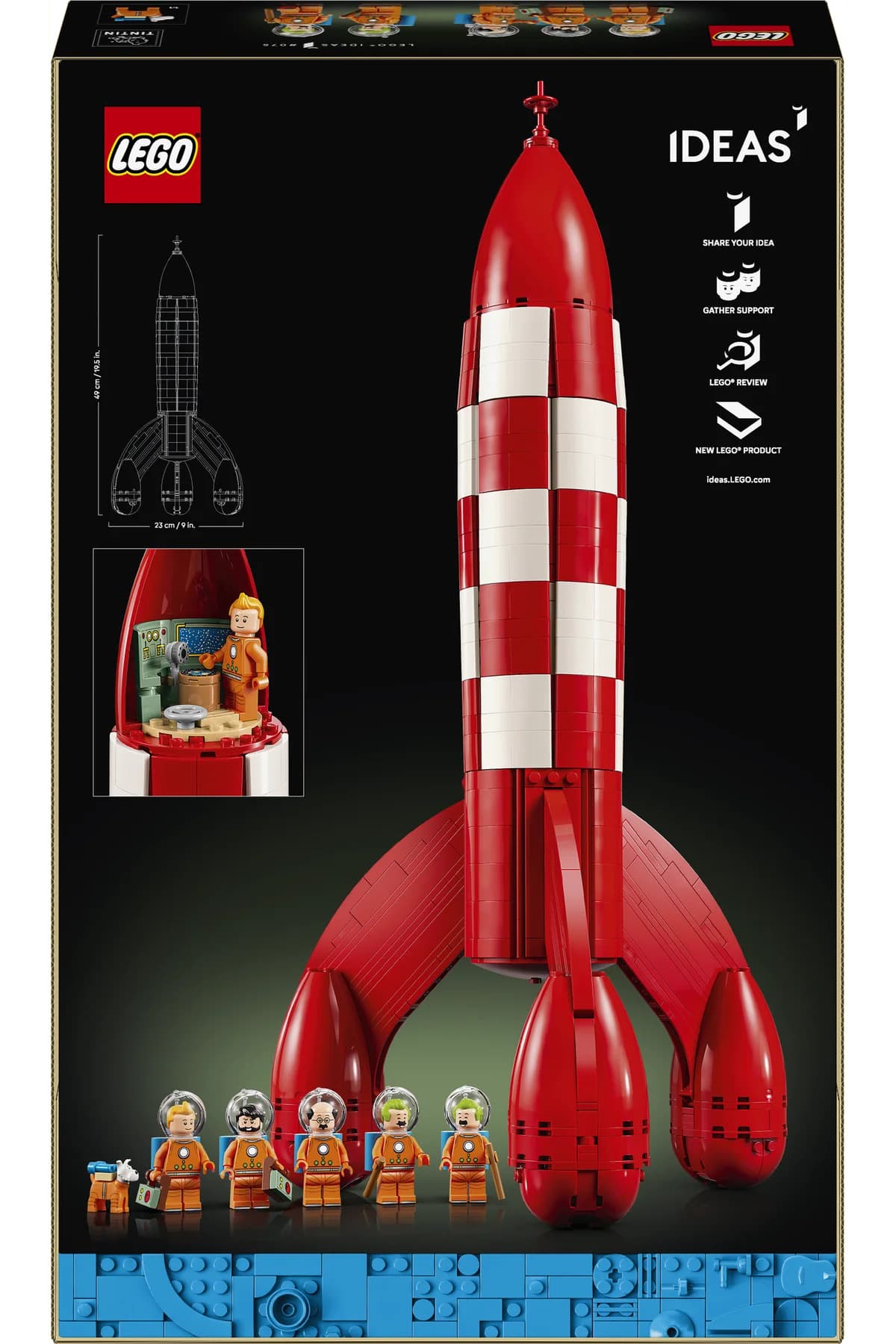 لگو Ideas Tintin Ay Roketi دکوراتیو بزرگسالان ۱۲۸۳ قطعه مدل 21367 لگو Ideas Tintin Ay Roketi دکوراتیو بزرگسالان ۱۲۸۳ قطعه مدل 21367