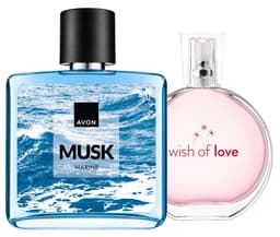 ست عطر زنانه Avon مدل Wish Of Love و Musk Marine