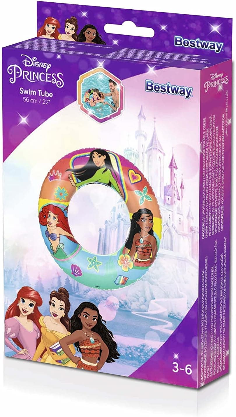 حلقه شنا Bestway Disney Princess قطر 56 cm حلقه شنا Bestway Disney Princess قطر 56 cm