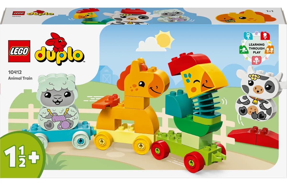 لگو DUPLO قطار حیوانات مدل 10412 با ۱۹ قطعه لگو DUPLO قطار حیوانات مدل 10412 با ۱۹ قطعه