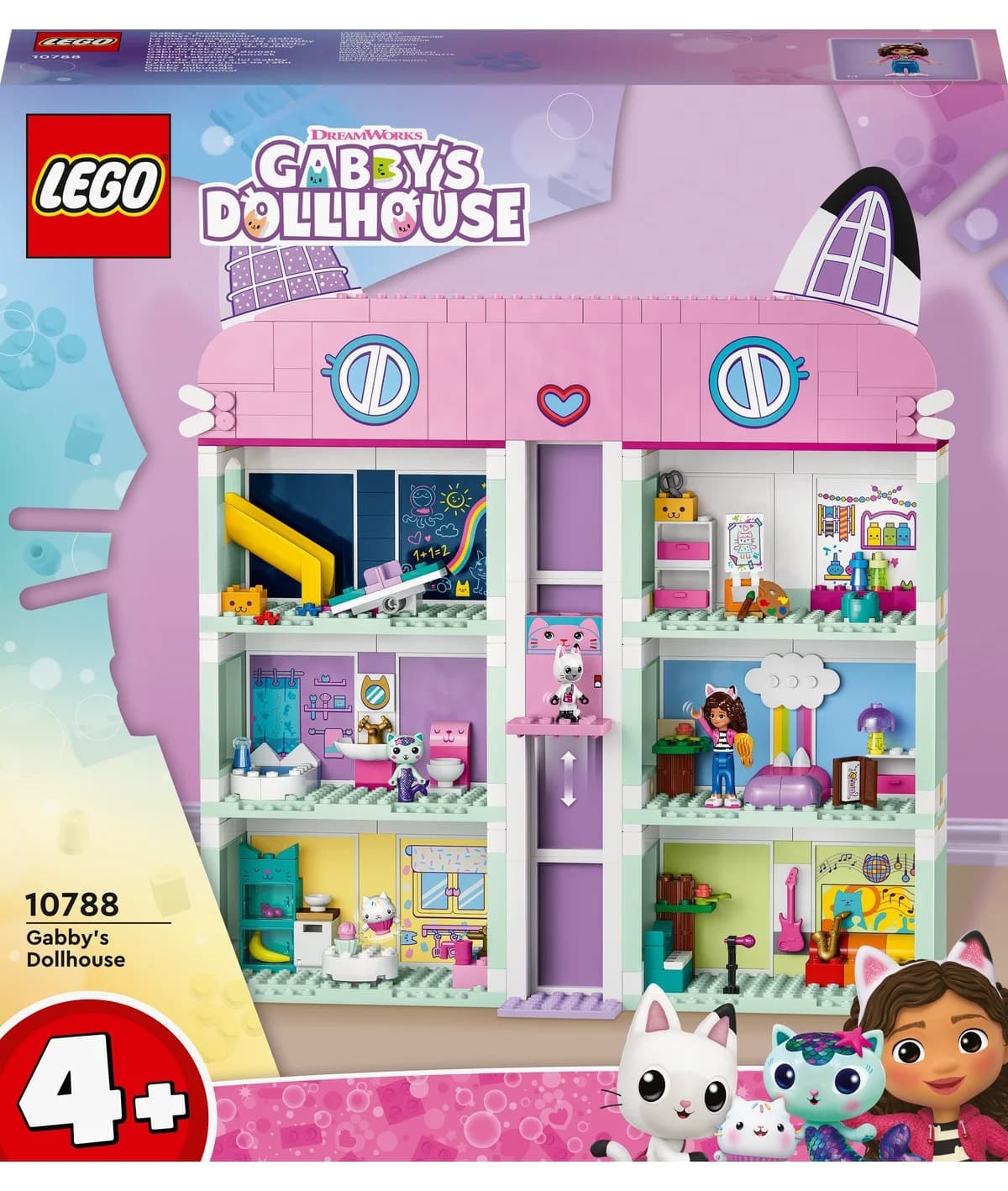 لگو Gabby's Dollhouse مدل 10788 با 498 قطعه لگو Gabby's Dollhouse مدل 10788 با 498 قطعه