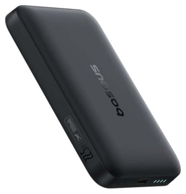 پاوربانک Baseus فوقالعاده کوچک Magsafe با شارژ سریع و خروجی Type-C مدل Enerfill FM11 10000MAH 22.5W مشکی پاوربانک Baseus فوقالعاده کوچک Magsafe با شارژ سریع و خروجی Type-C مدل Enerfill FM11 10000MAH 22.5W مشکی