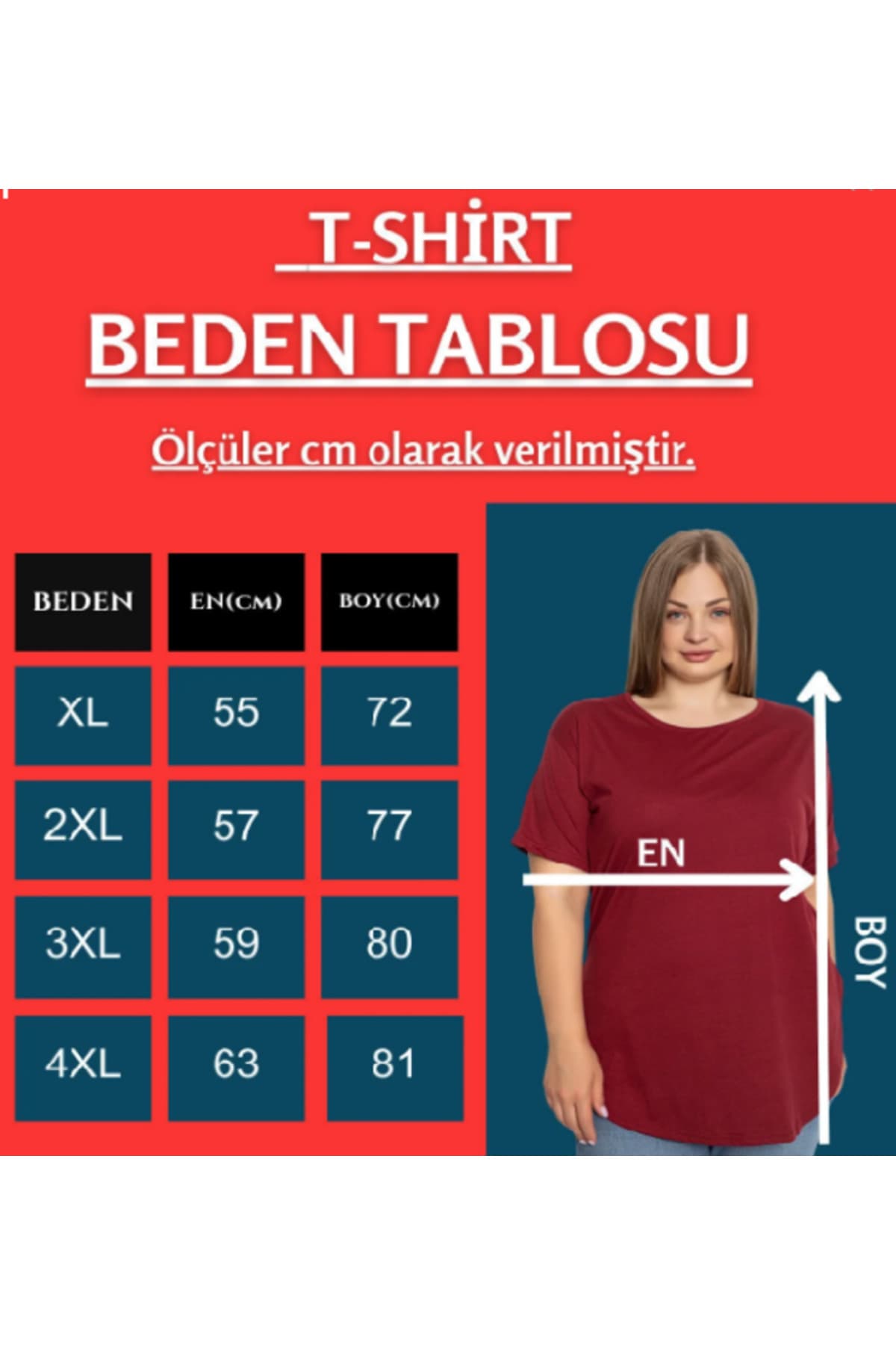 تیشرت زنانه سایز بزرگ Trendbade Butik ORLY MORE یقه هفت با بخش دامن چاکدار و دوختدار تیشرت زنانه سایز بزرگ Trendbade Butik ORLY MORE یقه هفت با بخش دامن چاکدار و دوختدار