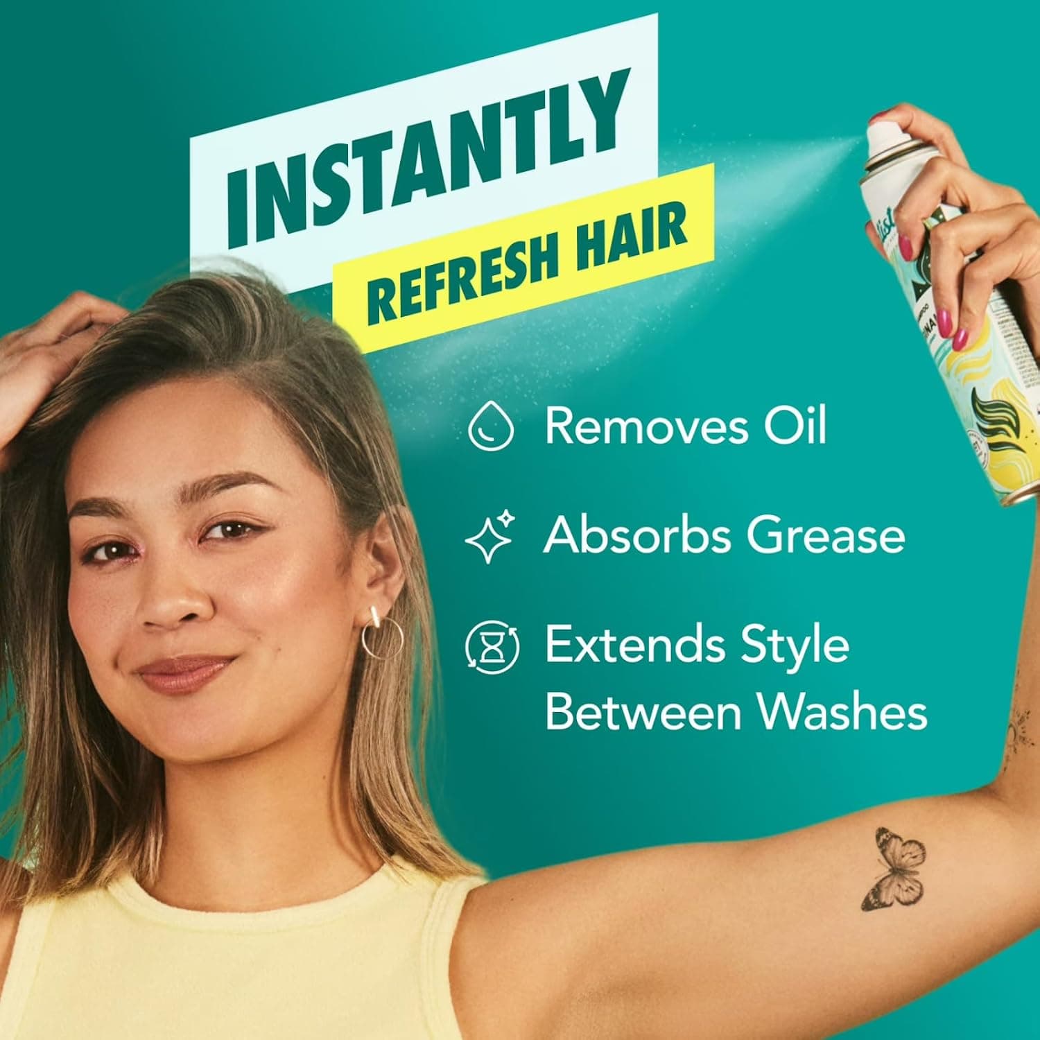 شامپو خشک Batiste Original 200 ml شامپو خشک Batiste Original 200 ml