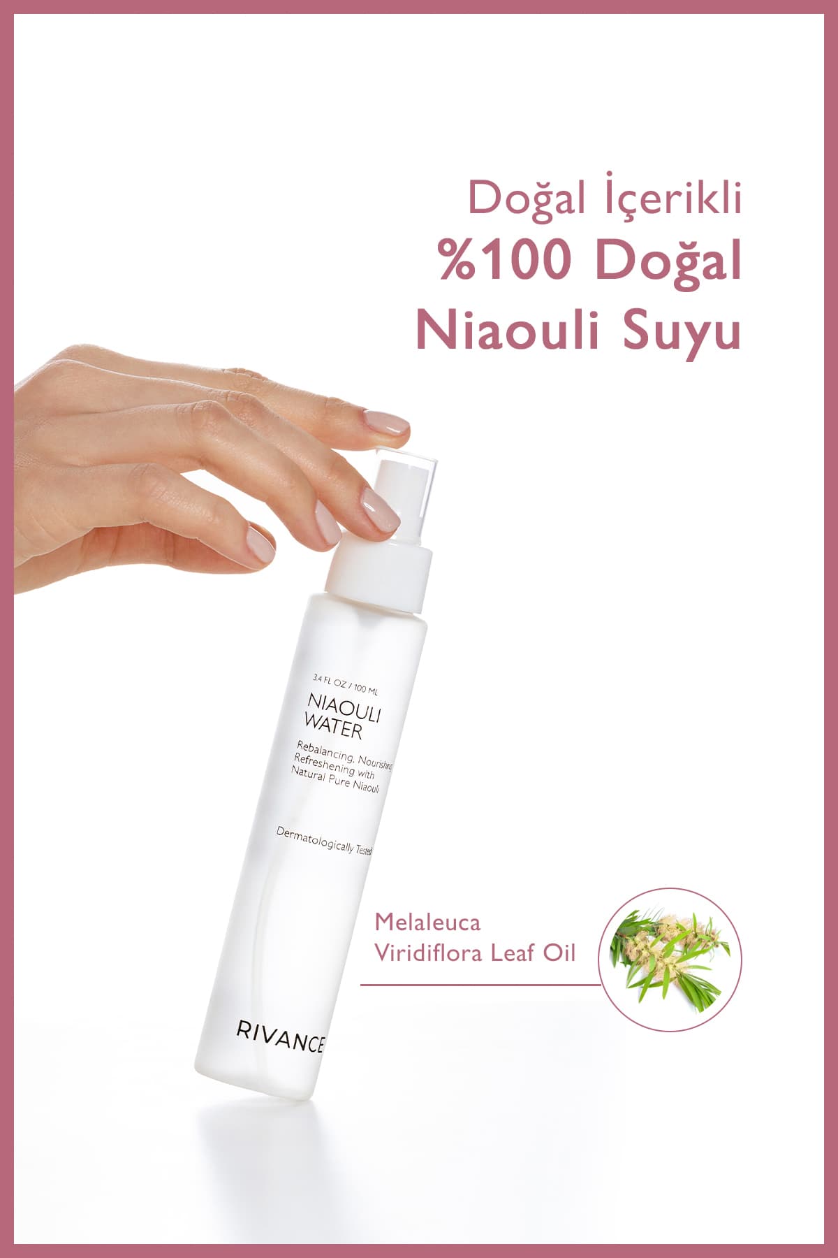 هیدرولیت ناحیه تناسلی Rivance با آب Niaouli %100 خالص برای رفع و پیشگیری از بو هیدرولیت ناحیه تناسلی Rivance با آب Niaouli %100 خالص برای رفع و پیشگیری از بو