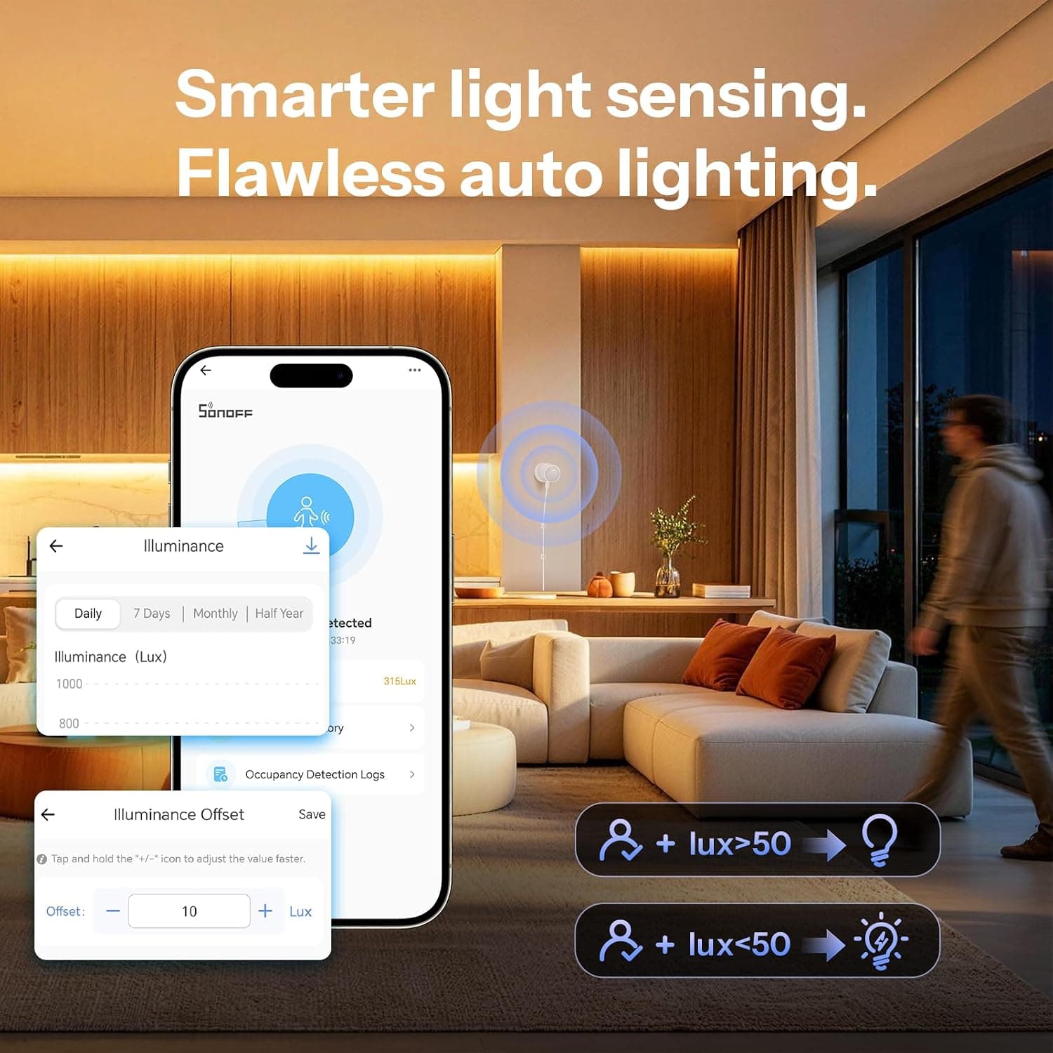 سنسور تشخیص حضور SONOFF با Zigbee و فرکانس 24GHz مدل SNZB-06P24 سنسور تشخیص حضور SONOFF با Zigbee و فرکانس 24GHz مدل SNZB-06P24