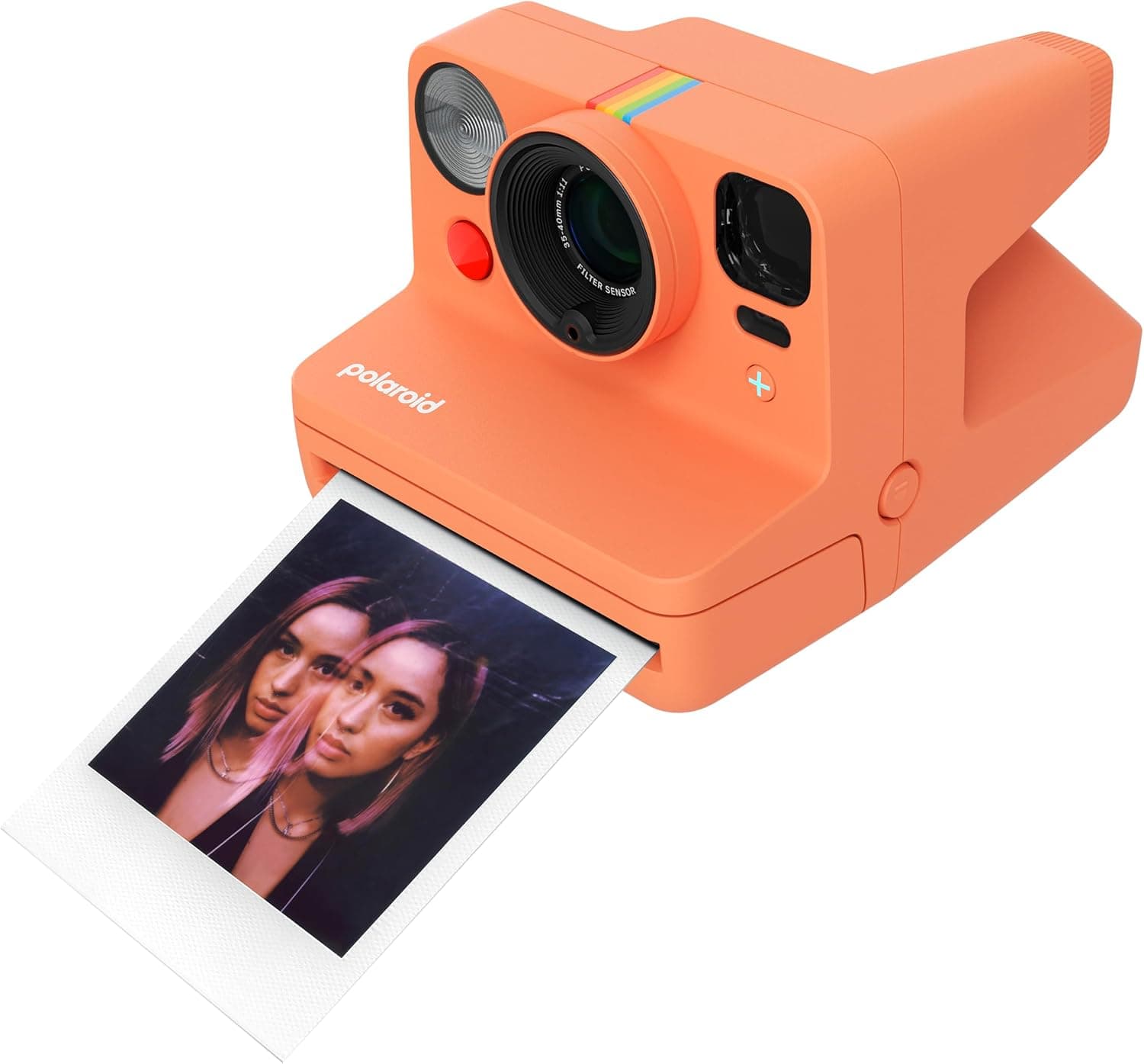 دوربین فوری Polaroid Now+ 3rd Generation I-Type مرجانی با اتصال Bluetooth و کنترل اپلیکیشن، فقط دوربین بدون فیلم مدل 9162 دوربین فوری Polaroid Now+ 3rd Generation I-Type مرجانی با اتصال Bluetooth و کنترل اپلیکیشن، فقط دوربین بدون فیلم مدل 9162