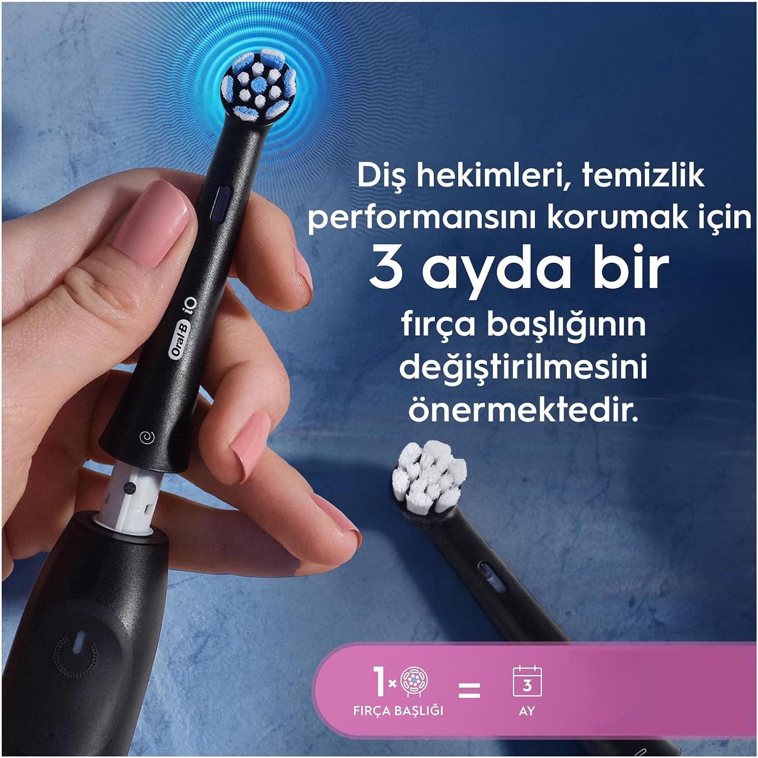 سری یدک مسواک Oral-B iO Gentle Care مشکی 4 عدد سری یدک مسواک Oral-B iO Gentle Care مشکی 4 عدد