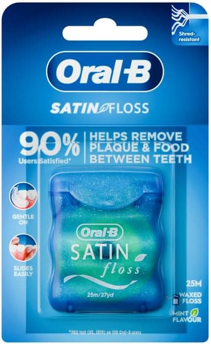 نخ دندان Oral-B Saten سبز نعنایی 25 m نخ دندان Oral-B Saten سبز نعنایی 25 m