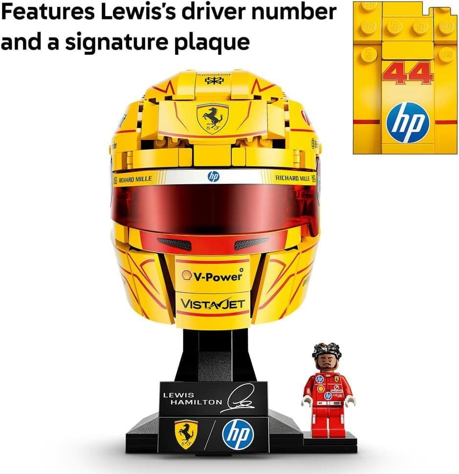 لگو Editions Scuderia Ferrari HP Lewis Hamilton کلاه ایمنی مدل 43022 لگو Editions Scuderia Ferrari HP Lewis Hamilton کلاه ایمنی مدل 43022