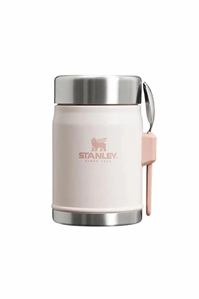 فلاسک غذای قاشقدار Stanley Classic The Legendary صورتی 0.4L/14Oz مدل 10-09382-106 فلاسک غذای قاشقدار Stanley Classic The Legendary صورتی 0.4L/14Oz مدل 10-09382-106