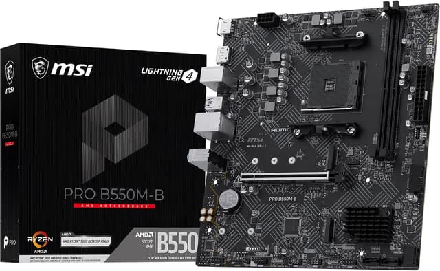 مادربرد MSI مدل MB PRO B550M-B با سوکت AM4 و DDR4 mATX مادربرد MSI مدل MB PRO B550M-B با سوکت AM4 و DDR4 mATX