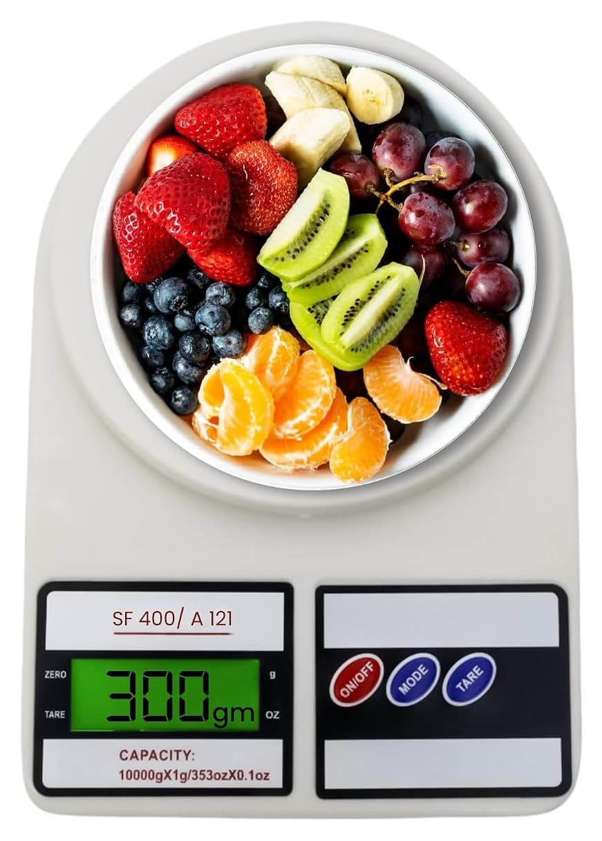 ترازو آشپزخانه دیجیتال ATOM ظرفیت 10Kg با دقت 1g مدل SF400/A121 ترازو آشپزخانه دیجیتال ATOM ظرفیت 10Kg با دقت 1g مدل SF400/A121