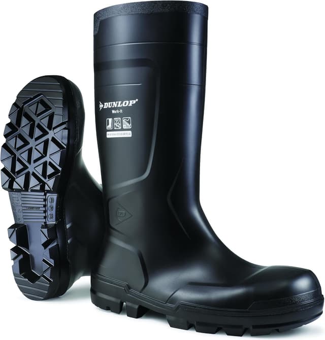 چکمه ایمنی کار یونیسکس DUNLOP مدل Work-it چکمه ایمنی کار یونیسکس DUNLOP مدل Work-it