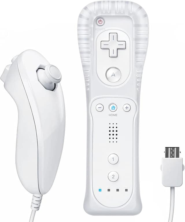 کنترلر Wii JINWAVA با نانچاک سازگار با Nintendo Wii/Wii U کنترلر Wii JINWAVA با نانچاک سازگار با Nintendo Wii/Wii U