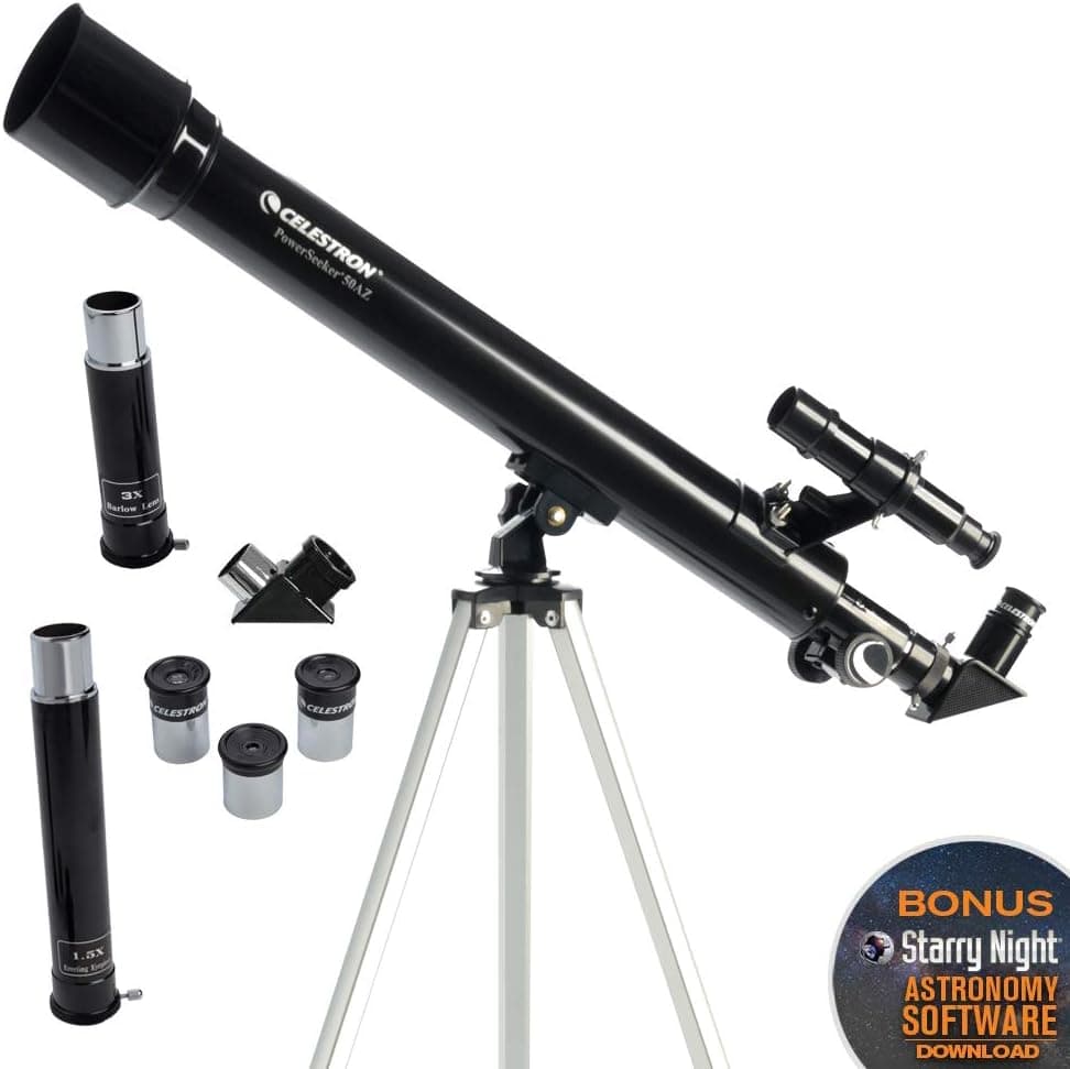تلسکوپ Celestron PowerSeeker 50AZ مدل CL 21039 تلسکوپ Celestron PowerSeeker 50AZ مدل CL 21039
