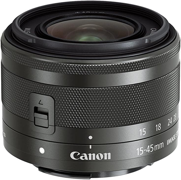 لنز Canon مدل CAN2580 با فاصله کانونی 15-45 میلیمتر EF-M خاکستری گرافیتی لنز Canon مدل CAN2580 با فاصله کانونی 15-45 میلیمتر EF-M خاکستری گرافیتی