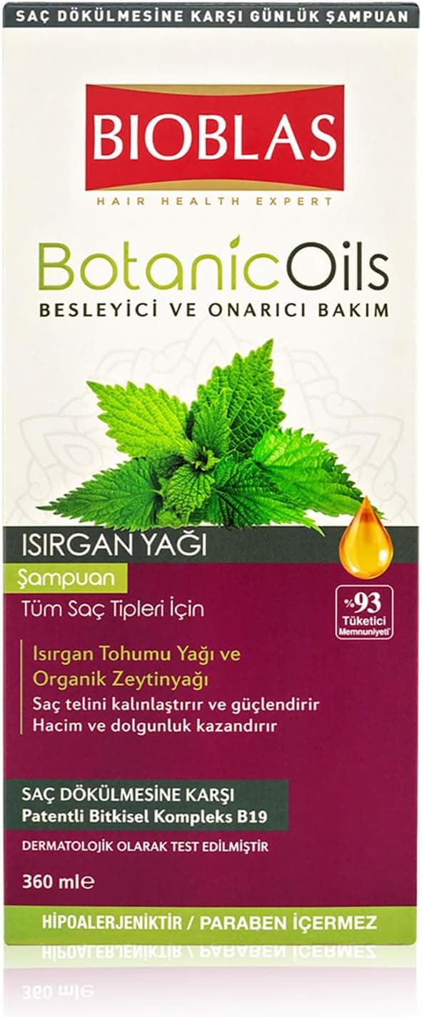 شامپو ضد ریزش گیاهی BIOBLAS روغن گزنه و زیتون Kompleks B19 360 ml شامپو ضد ریزش گیاهی BIOBLAS روغن گزنه و زیتون Kompleks B19 360 ml