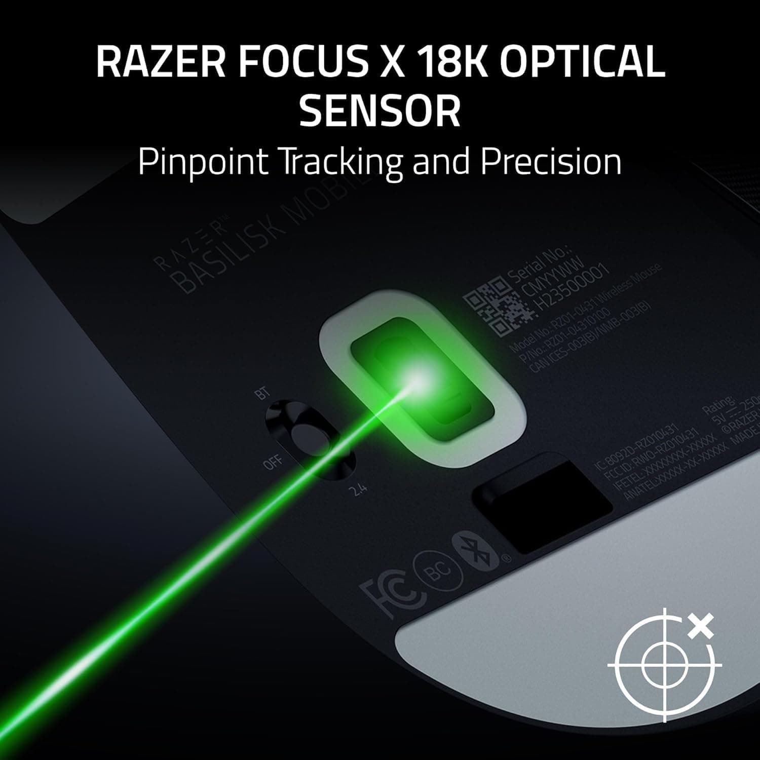 ماوس گیمینگ بیسیم قابل حمل Razer ارگونومیک مدل Basilisk Mobile مشکی ماوس گیمینگ بیسیم قابل حمل Razer ارگونومیک مدل Basilisk Mobile مشکی