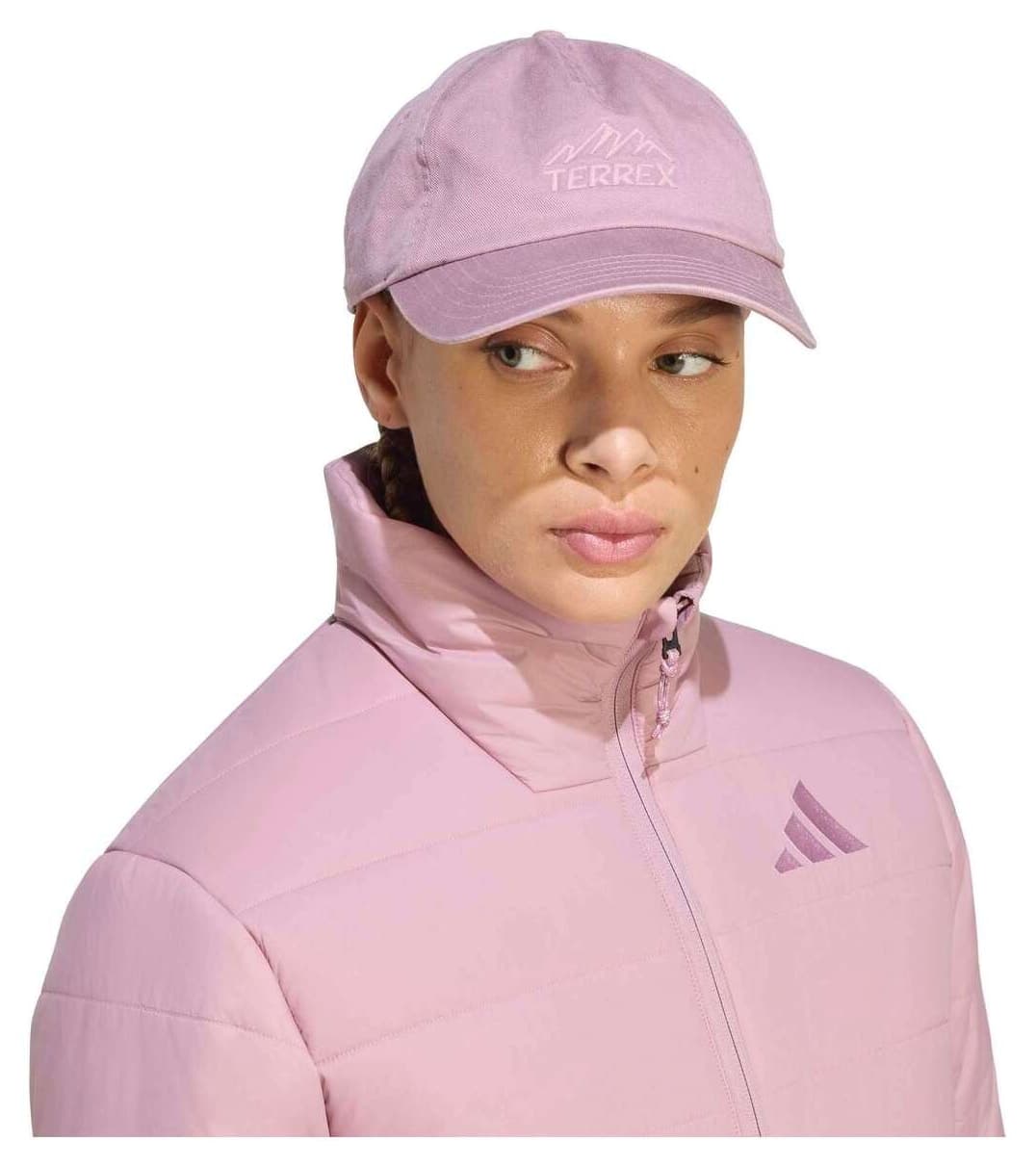 کاپشن زنانه adidas Essentials پفی صورتی مدل KX8772-K کاپشن زنانه adidas Essentials پفی صورتی مدل KX8772-K