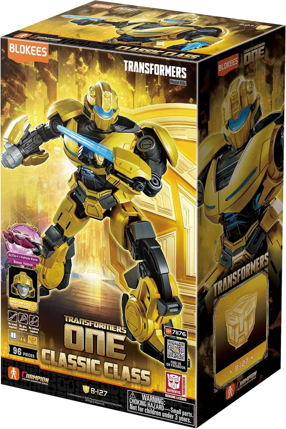 کیت اسباببازی BLOKEES مدل Bumblebee از Transformers One Classic Class 15 کیت اسباببازی BLOKEES مدل Bumblebee از Transformers One Classic Class 15