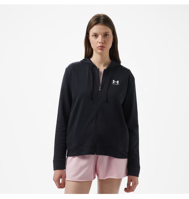 ژاکت زنانه Under Armour مشکی Rival Terry Fz ژاکت زنانه Under Armour مشکی Rival Terry Fz