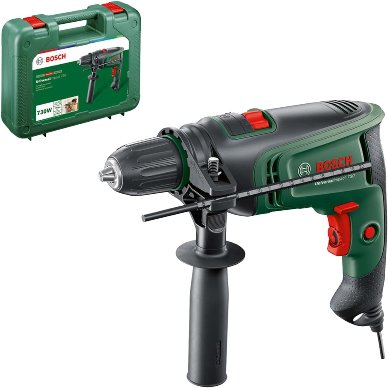 دریل ضربهای Bosch سری Home & Garden مدل UniversalImpact 730 دریل ضربهای Bosch سری Home & Garden مدل UniversalImpact 730