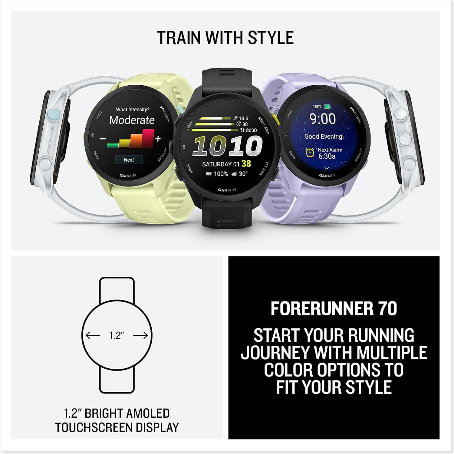 ساعت ورزشی Garmin Forerunner 70 زرد لیمویی ساعت ورزشی Garmin Forerunner 70 زرد لیمویی