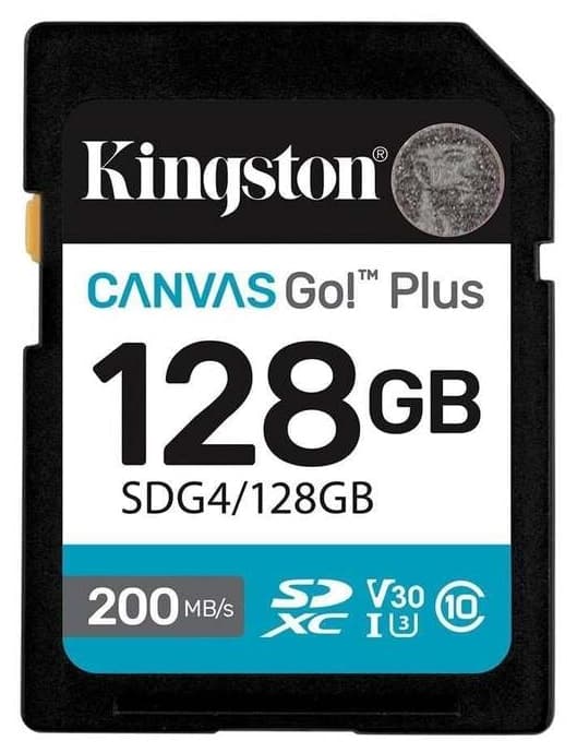 کارت حافظه Kingston SDXC Canvas Go Plus Gen4 مدل SDG4-128GB ظرفیت 128GB سرعت 200MB-s C10 UHS-I U3 V30 کارت حافظه Kingston SDXC Canvas Go Plus Gen4 مدل SDG4-128GB ظرفیت 128GB سرعت 200MB-s C10 UHS-I U3 V30