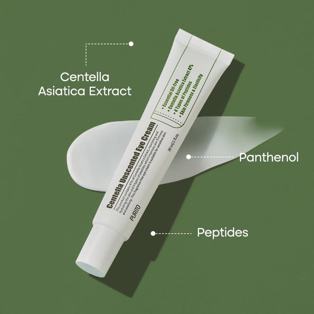 کرم دور چشم پوست حساس Purito Wonder Releaf Centella بدون عطر تسکیندهنده و ضدپف 30 ml کرم دور چشم پوست حساس Purito Wonder Releaf Centella بدون عطر تسکیندهنده و ضدپف 30 ml