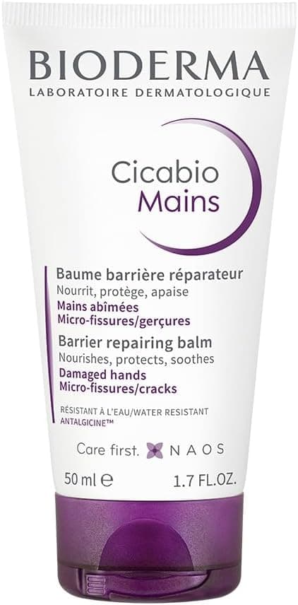 کرم دست Bioderma Cicabio ترمیمکننده و تسکیندهنده برای دستهای آسیبدیده نمرسان با روغن شی 50ml کرم دست Bioderma Cicabio ترمیمکننده و تسکیندهنده برای دستهای آسیبدیده نمرسان با روغن شی 50ml