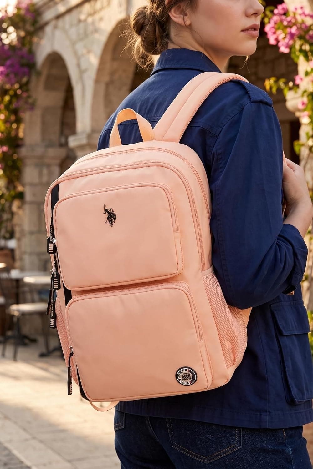 کوله پشتی مدرسهای یونیسکس U.S. POLO ASSN صورتی مدل 24006-24000-24008-24004-24002 کوله پشتی مدرسهای یونیسکس U.S. POLO ASSN صورتی مدل 24006-24000-24008-24004-24002