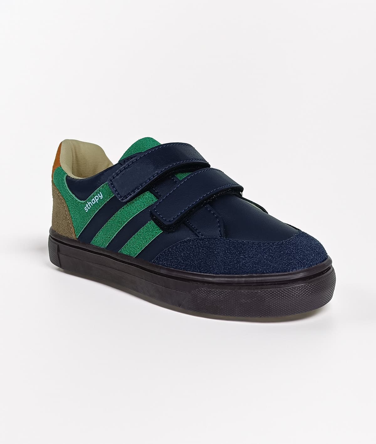 کفش کتانی ارتوپدی چسبی روزمره کودک دختر و پسر Sthapy Sheldon سایز 26-35 کفش کتانی ارتوپدی چسبی روزمره کودک دختر و پسر Sthapy Sheldon سایز 26-35