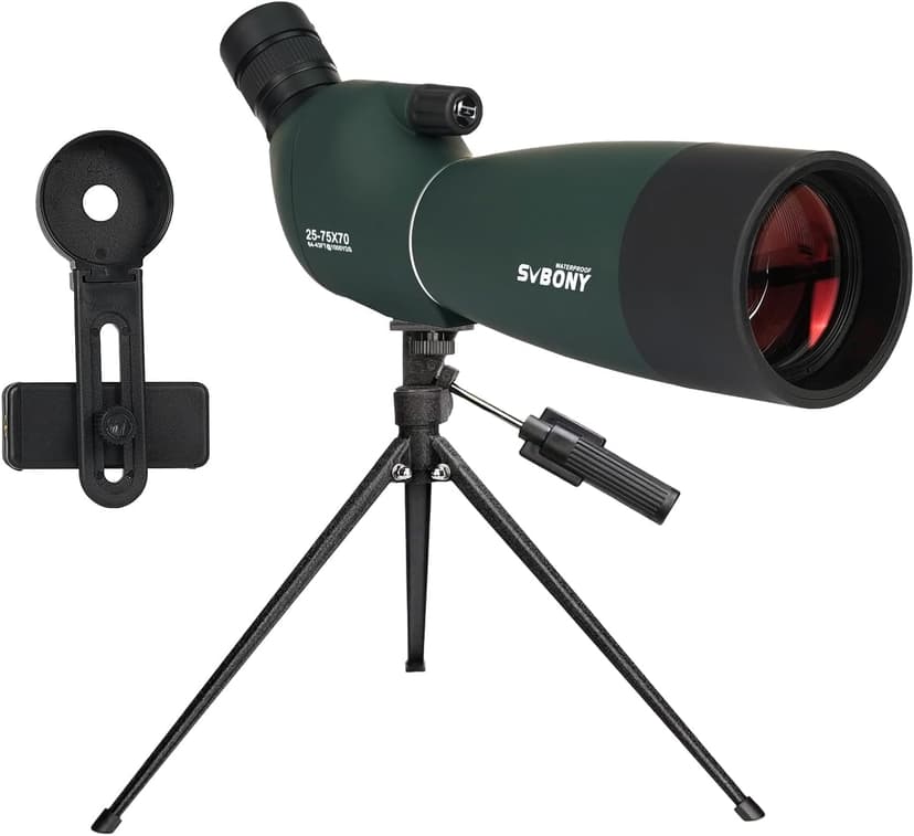 اسپاتینگ اسکوپ SVBONY مدل SV28 Plus با سهپایه زاویهدار ضدآب IP65 ضدبخار اسپاتینگ اسکوپ SVBONY مدل SV28 Plus با سهپایه زاویهدار ضدآب IP65 ضدبخار
