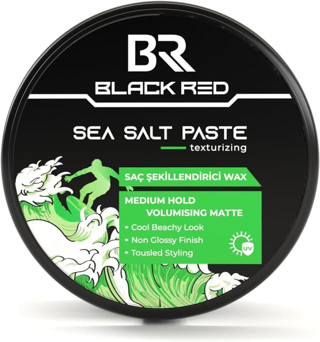 واکس حالتدهنده مو Black & Red خمیر نمک دریایی مات با ظاهر طبیعی و نگهدارندگی متوسط 120 ml واکس حالتدهنده مو Black & Red خمیر نمک دریایی مات با ظاهر طبیعی و نگهدارندگی متوسط 120 ml