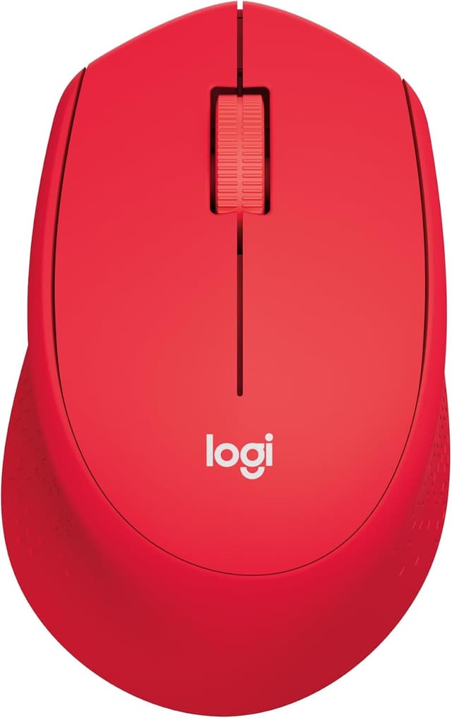 ماوس بیسیم Logitech بیصدا قرمز مدل M330 ماوس بیسیم Logitech بیصدا قرمز مدل M330